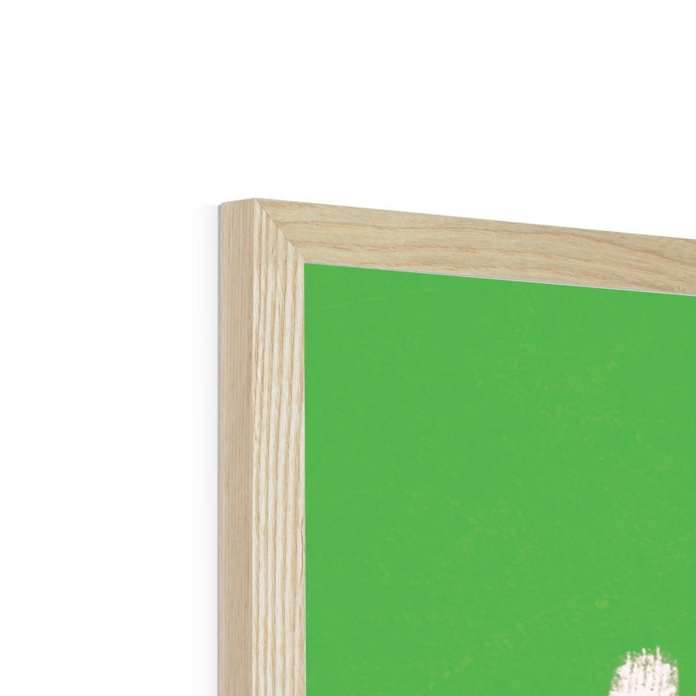 You Can Do Anything Print - Green, White, Blue Framed Print