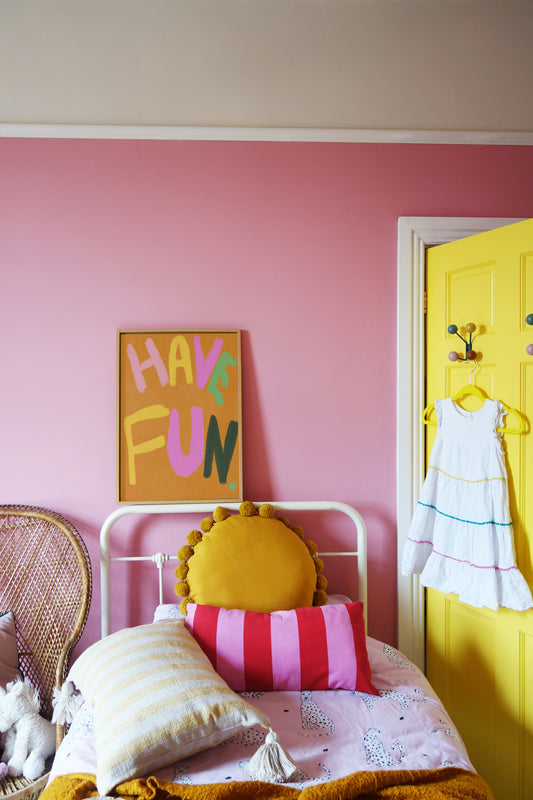 Have Fun Art Print - Brown Fine Art Print