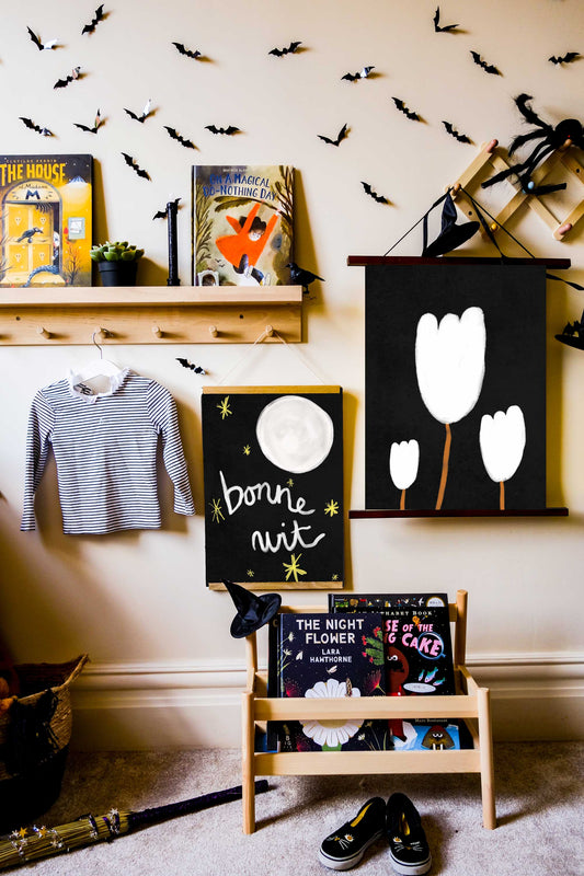 Tulips Print - Black, White Fine Art Print