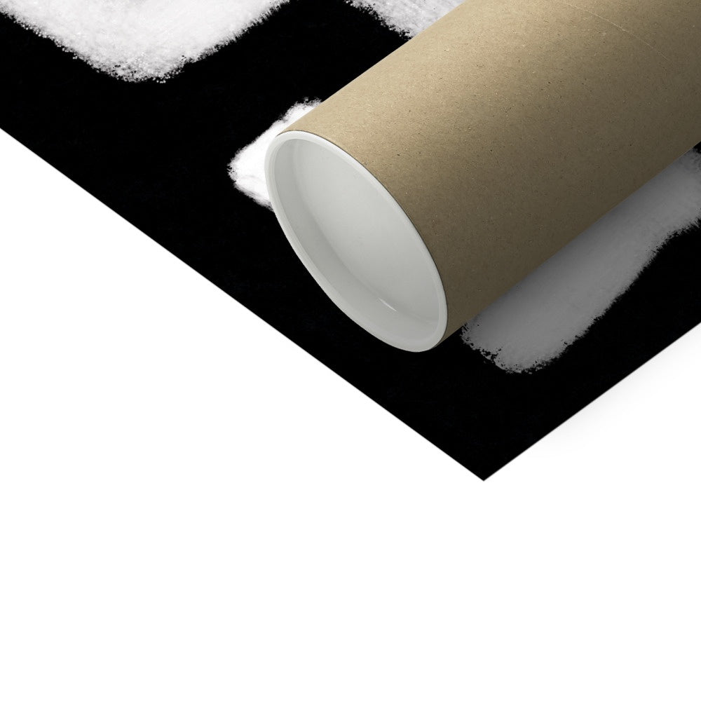 Shapes Print - Black, white Fine Art Print