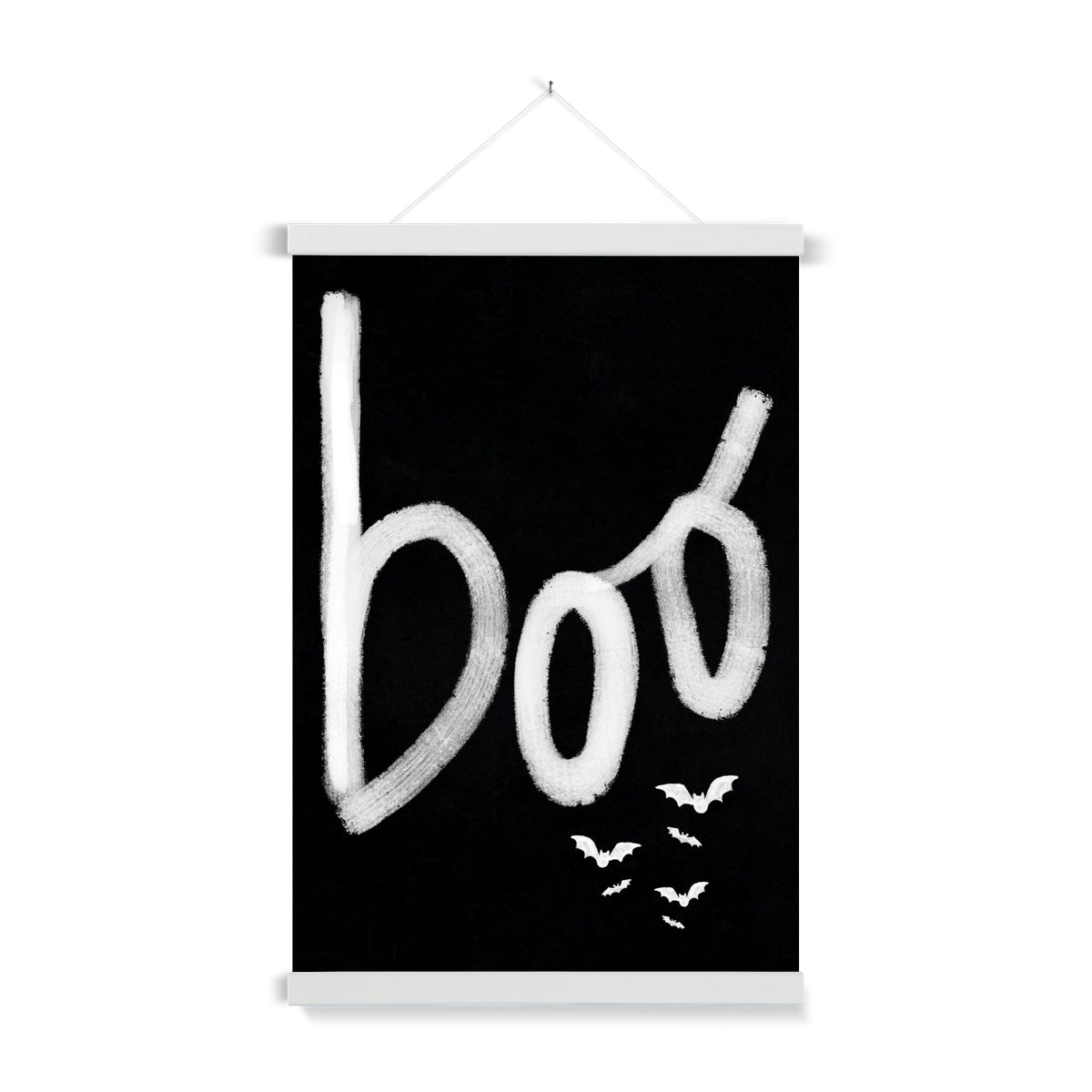 Boo Print - Halloween Special Fine Art Print with Hanger