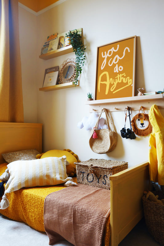 You Can Do Anything Print - Brown, White, Yellow Fine Art Print