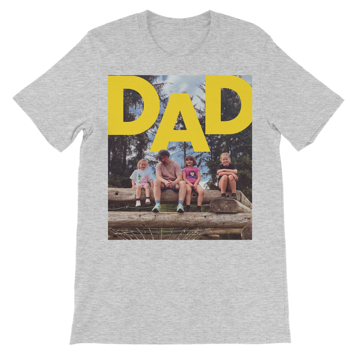 Personalised Dad Unisex Short Sleeve T-Shirt