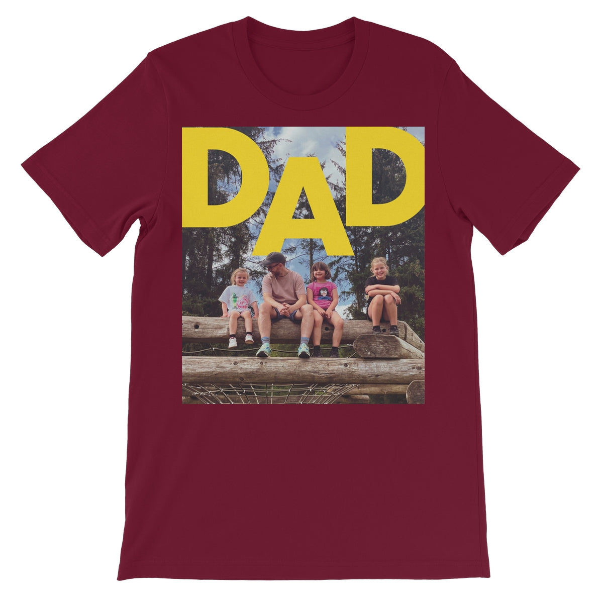 Personalised Dad Unisex Short Sleeve T-Shirt