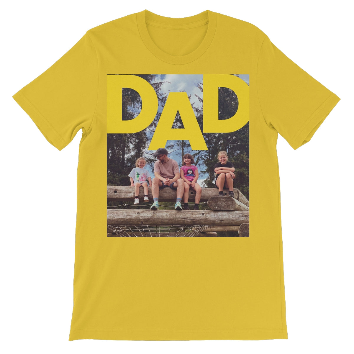 Personalised Dad Unisex Short Sleeve T-Shirt