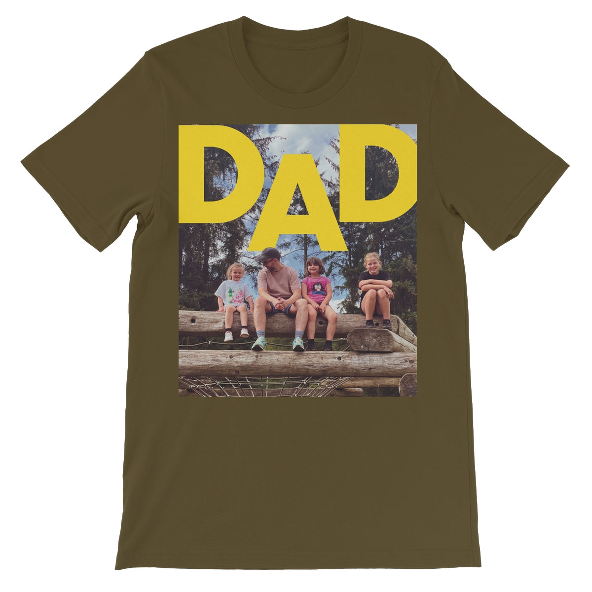 Personalised Dad Unisex Short Sleeve T-Shirt