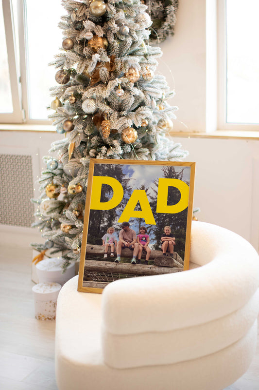 Personalised Dad Photo Print