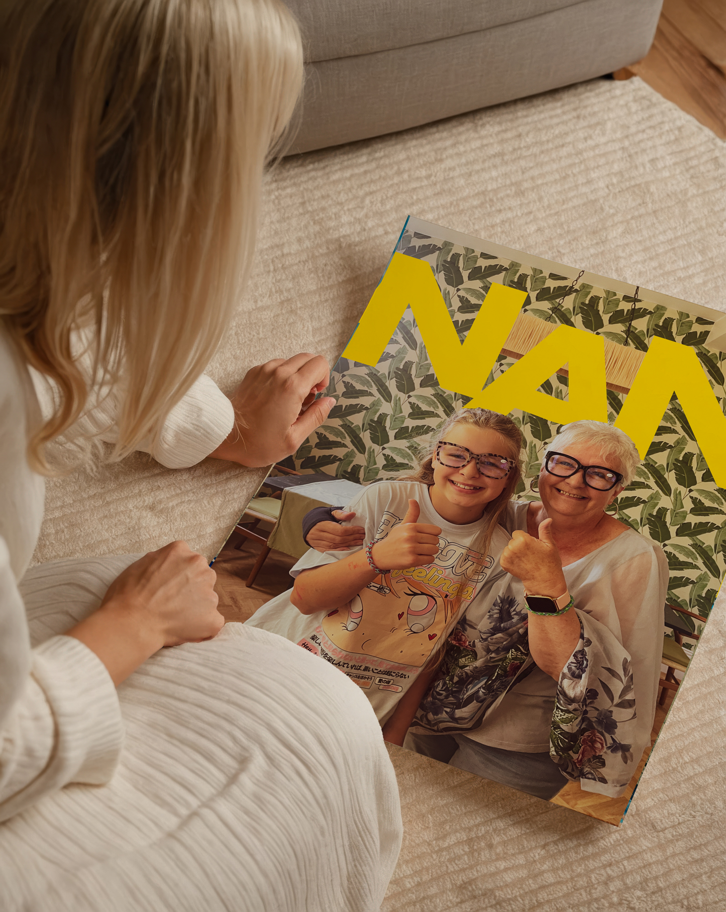 Personalised Nan Photo Print