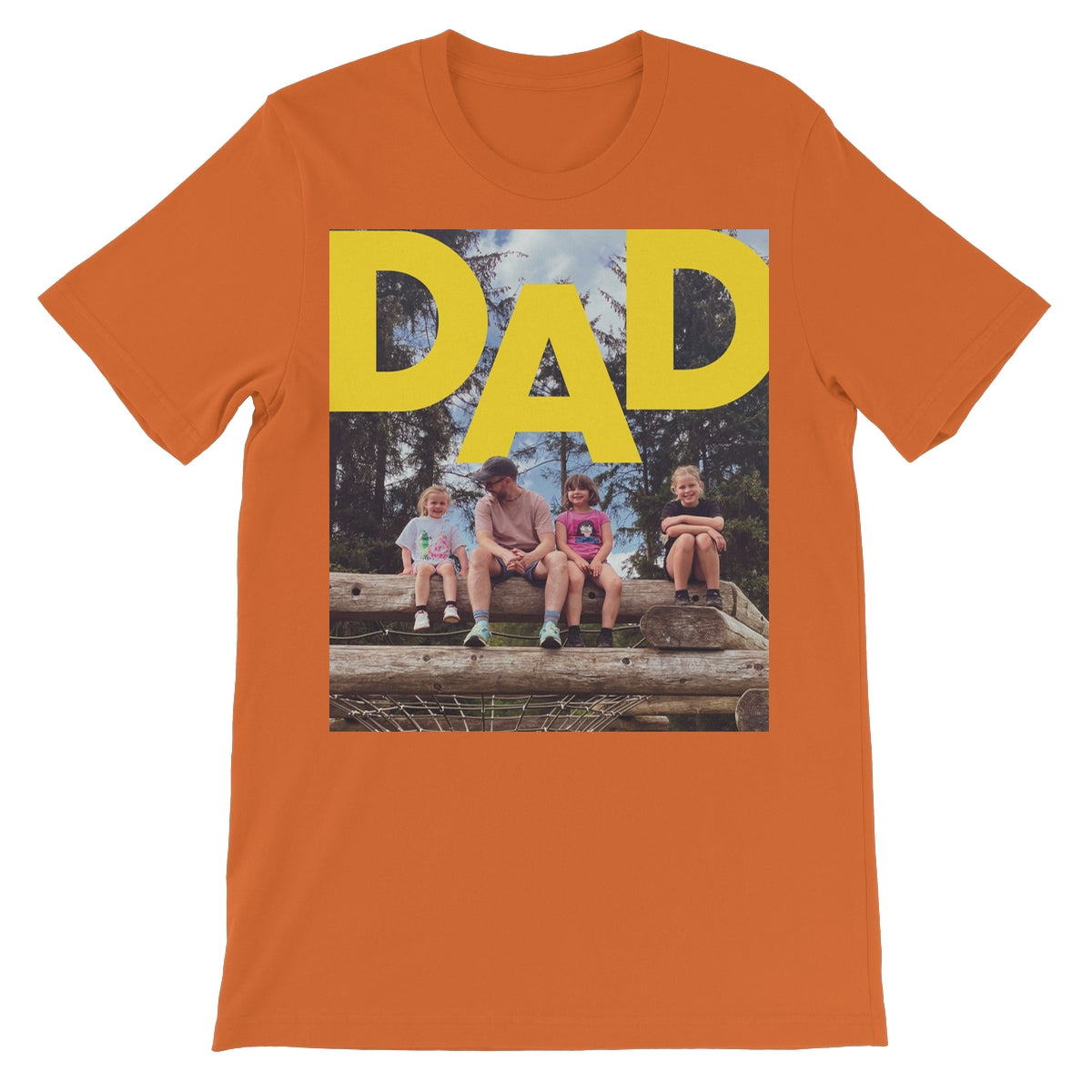 Personalised Dad Unisex Short Sleeve T-Shirt