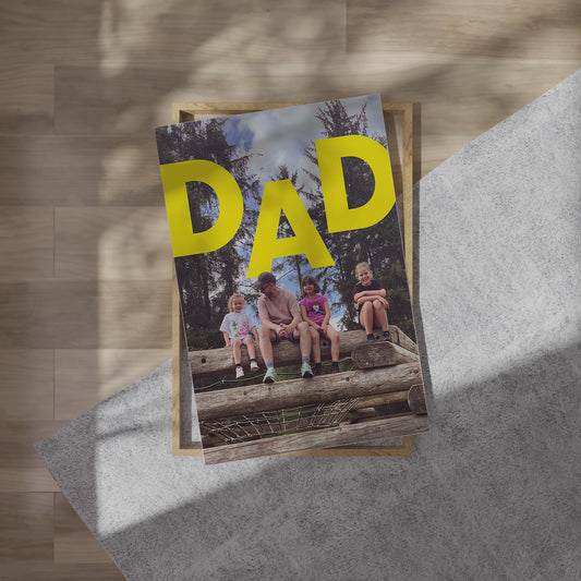 Personalised Dad Photo Print