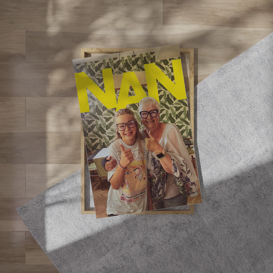 Personalised Nan Photo Print