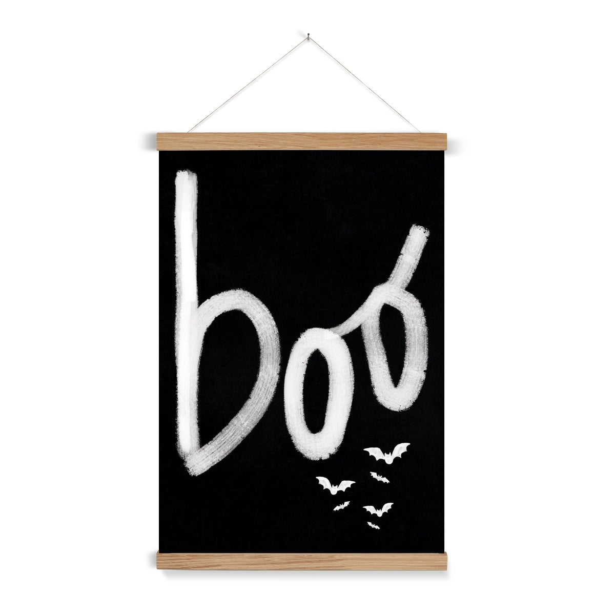 Boo Print - Halloween Special Fine Art Print with Hanger