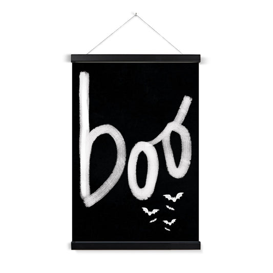 Boo Print - Halloween Special Fine Art Print with Hanger